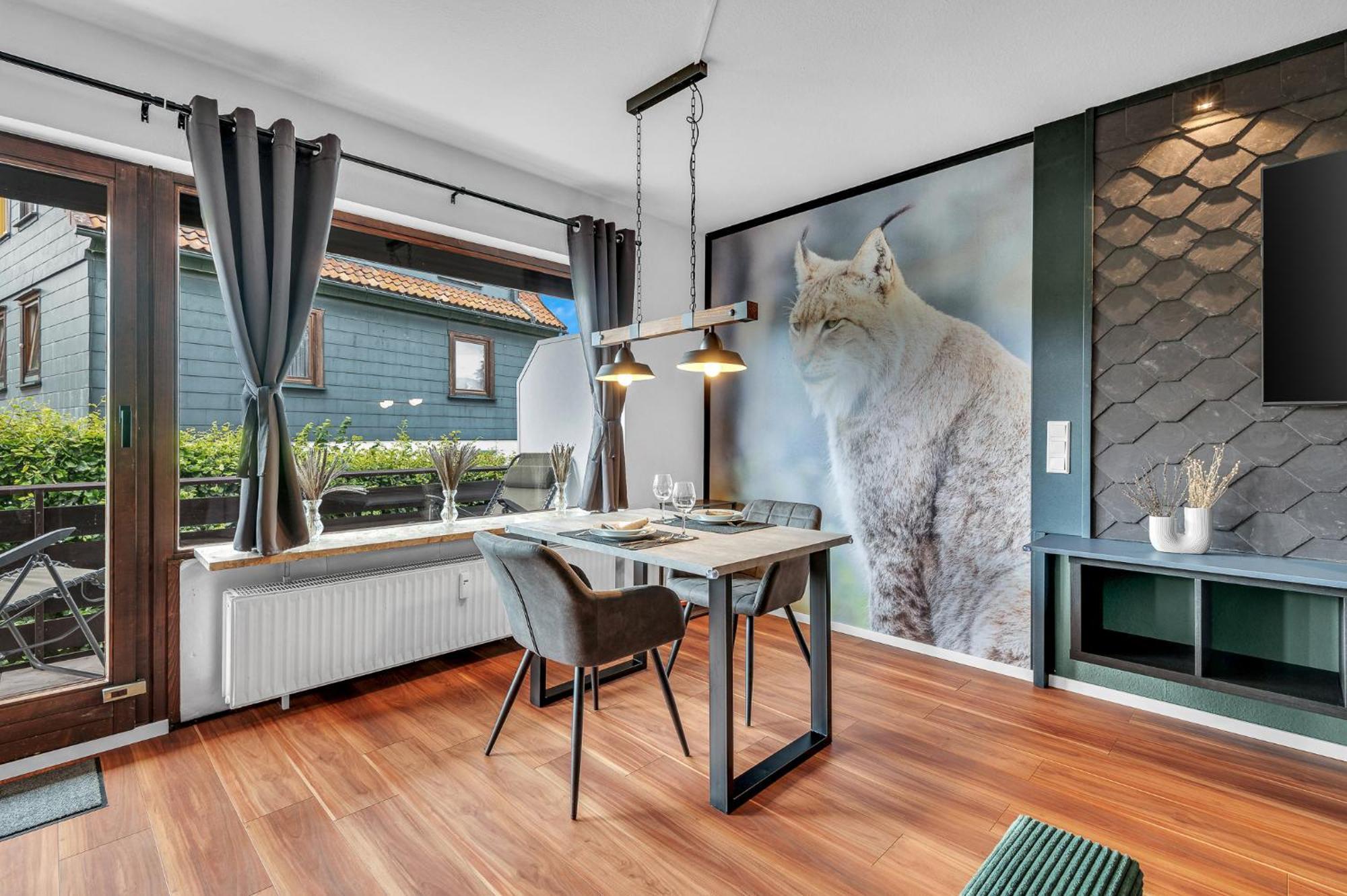 Stanma Luchspartment Ruhig Und Zentral Mit Grossem Balkon Und Kostenlosem Parkplatz Braunlage Exterior photo